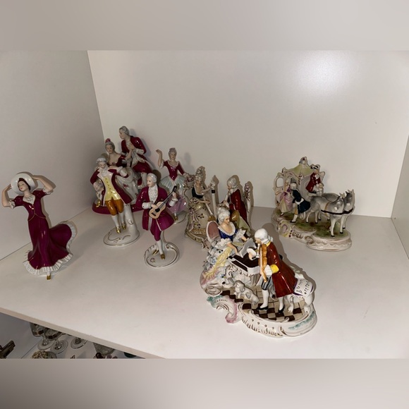 Antique Porcelain large China Set from the USSR Volkstedt - Picture 3 of 16